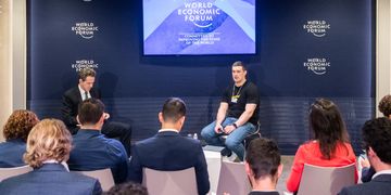 Михайло Федоров виступив на форумі Young Global Leaders у Давосі