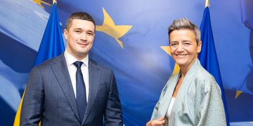 Зображення новини Цифрова інтеграція України з ЄС та приєднання до єдиного роумінг-простору: результати зустрічі Михайла Федорова з Маргрет Вестагер