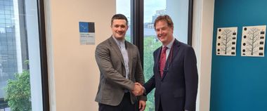 Зображення новини Модерація контенту про війну — Михайло Федоров на зустрічі з президентом із глобальної політики Meta Ніком Клеггом