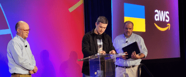 Зображення новини Amazon Web Services надає Україні підтримки на 75 млн доларів на хмарні технології, які допомагають стабільно працювати цифровій державі та економіці