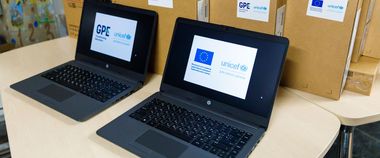 Зображення новини Якісна техніка для навчання: Коаліція девайсів передала на Харківщину 3 600 ноутбуків