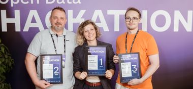 Зображення новини Три команди перемогли на Open Data Hackathon із соціально важливими проєктами