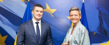 Зображення новини Цифрова інтеграція України з ЄС та приєднання до єдиного роумінг-простору: результати зустрічі Михайла Федорова з Маргрет Вестагер
