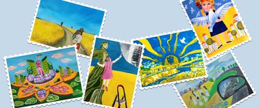Зображення новини Майбутнє очима юних українців: обирайте найкращий ескіз поштової марки в Дії
