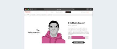 Зображення новини Михайло Федоров увійшов у рейтинг цифрових лідерів Європи POLITICO Tech 28